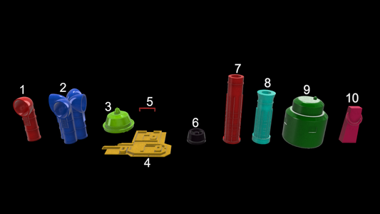 3D Printed Tatooine Style Parts for 3.75" & 6" Star Wars Figures