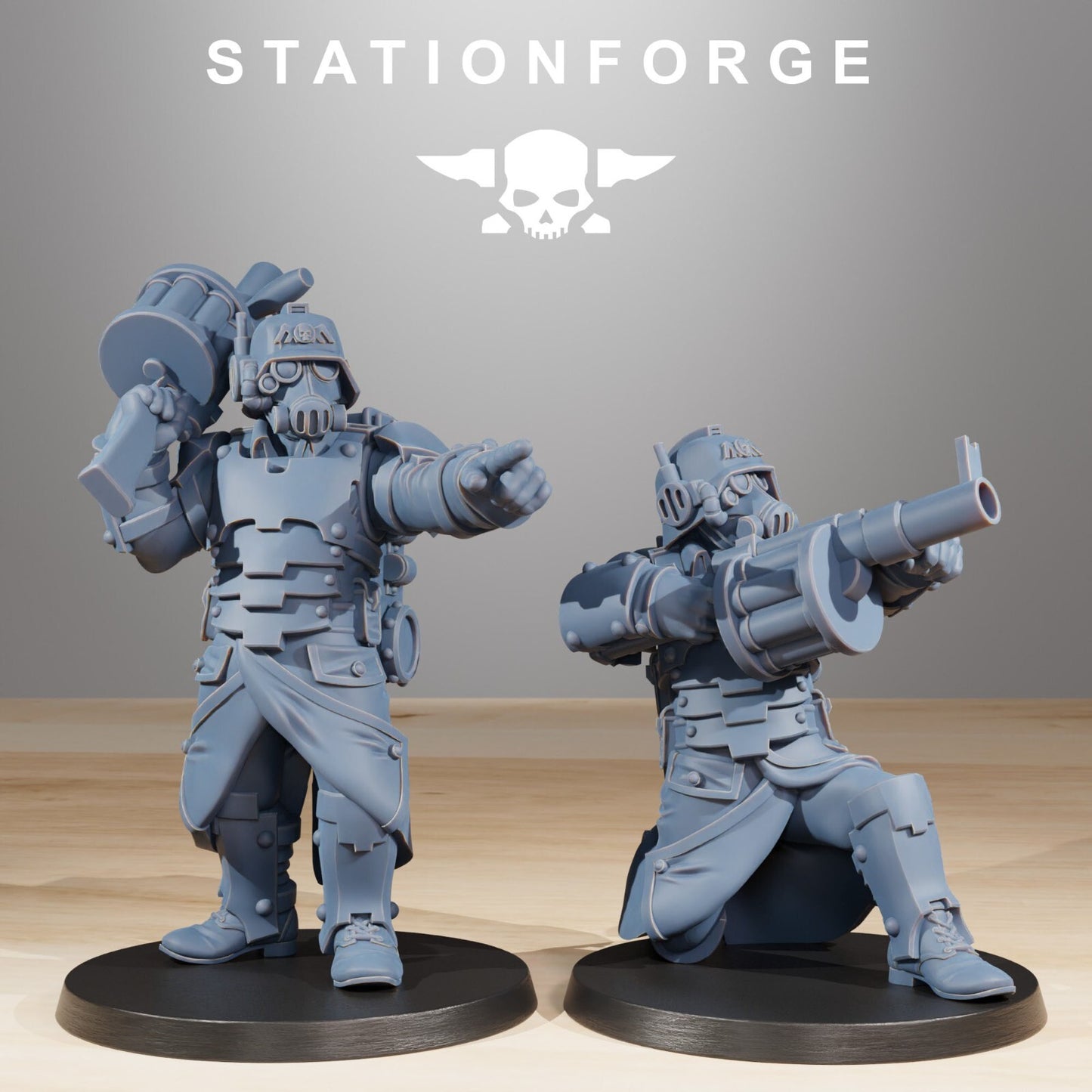 Station Forge Grim Guard Tinkers and bases 32mm