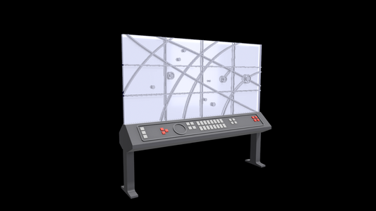 3D Printed Tactical Screen (Anaxes) For 3.75" & 6" Star Wars Figures