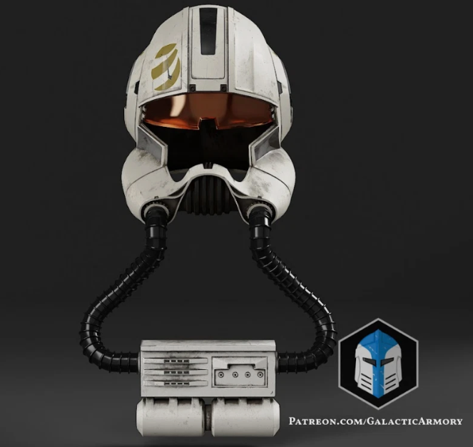 Starwars Arc 170 Helmet - 3D Printed RAW Kit
