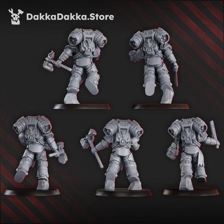 Ignisaurus Clan Warriors Storm Squad with Jetpacks INC BASES