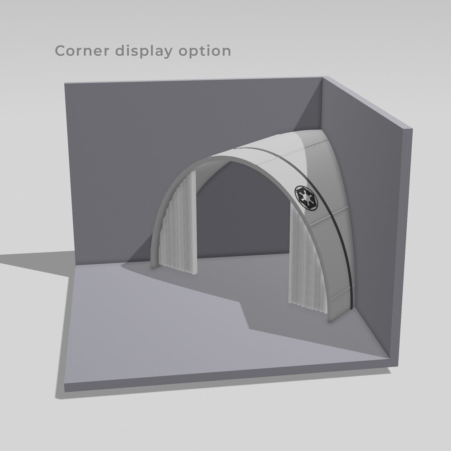 Imperial Outpost Stormtrooper camp for Black Series Figures.