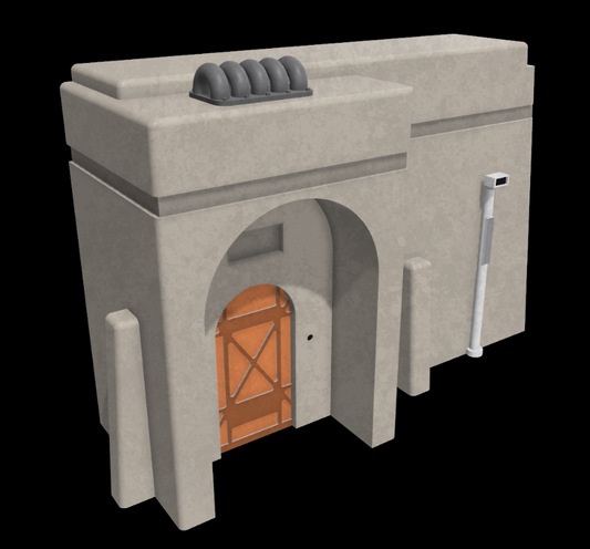Star Wars Tatooine Building Front 5 Diorama for 3.75 IN (1:18) FIGURE