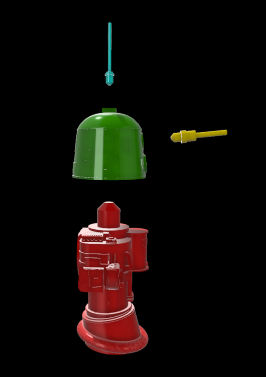 3D Printed Star Wars R1-G4 Figure/Droid 3.75" Scale