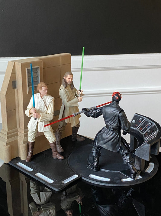 Star Wars 3D Printed Duel of Fates Diorama for 6" Black Series figures