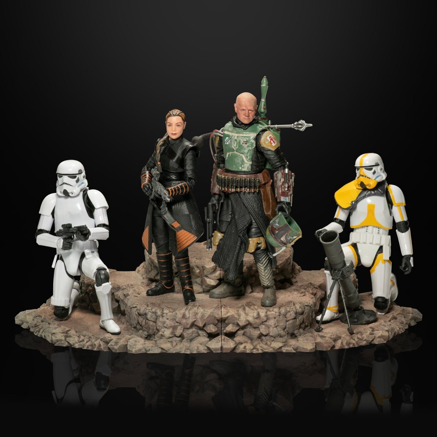 3D Printed Star Wars Black figure terrain/stand