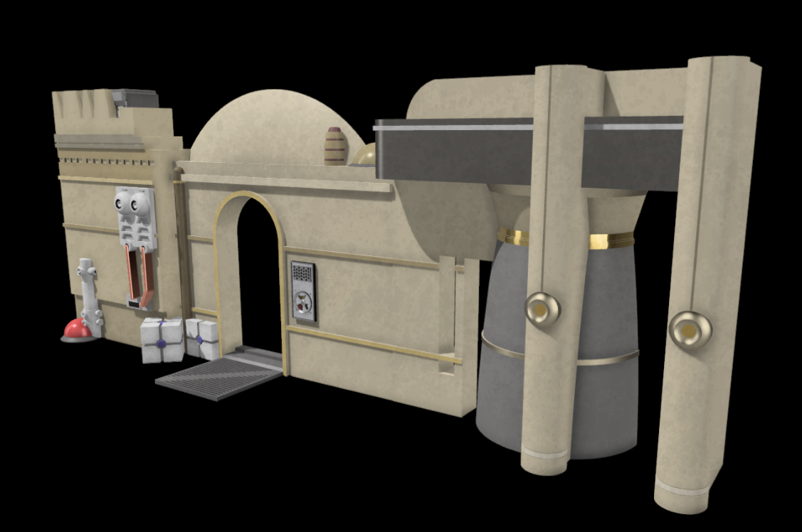 Star Wars Cantina Adventure Set Diorama for 3.75 IN (1:18) FIGURE