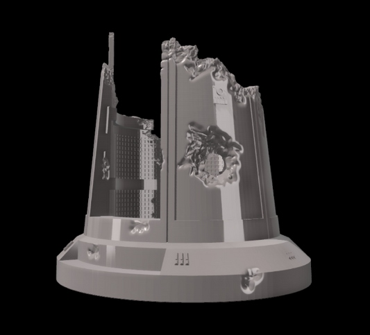 3D Printed Star Wars Hoth DF.9 Anti-Infantry Battery (Destroyed)