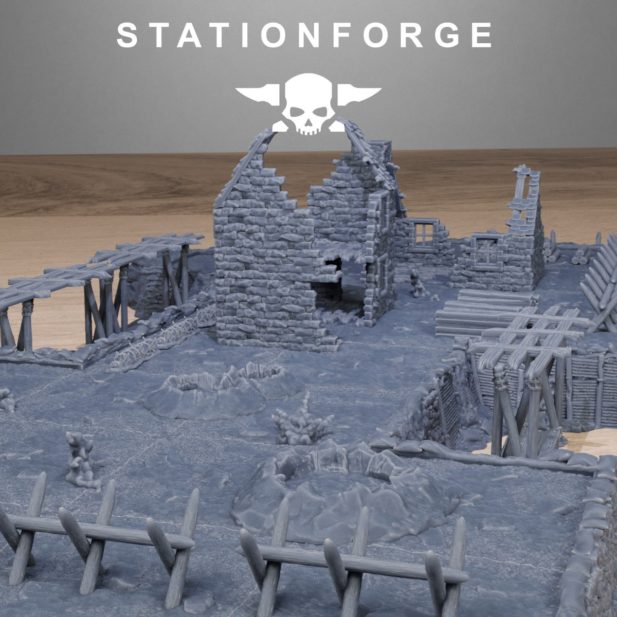 Trench Terrain 32mm From StationForge | Free Post
