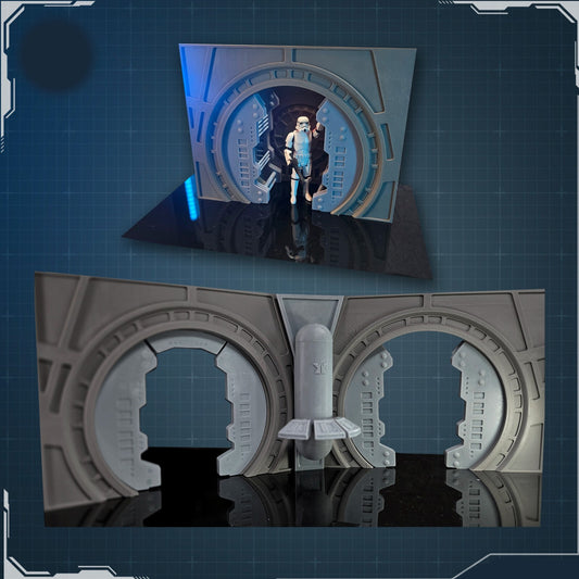 Tantive IV Service Corridor Diorama Playset fro Black Series Figures