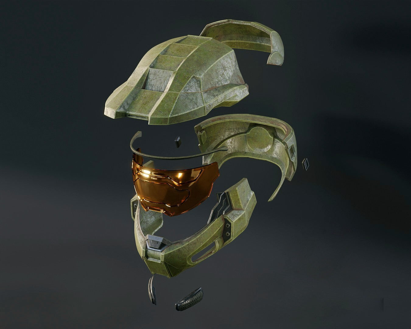 Legendary Halo Infinite Master Chief Inspired Helmet With Visor