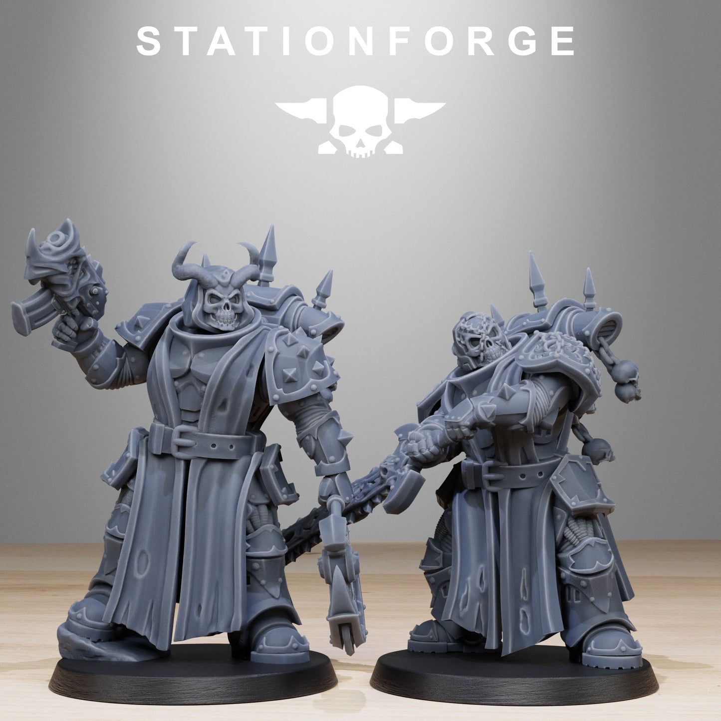 Corrupted Socratis Miniatures - Station Forge Figures