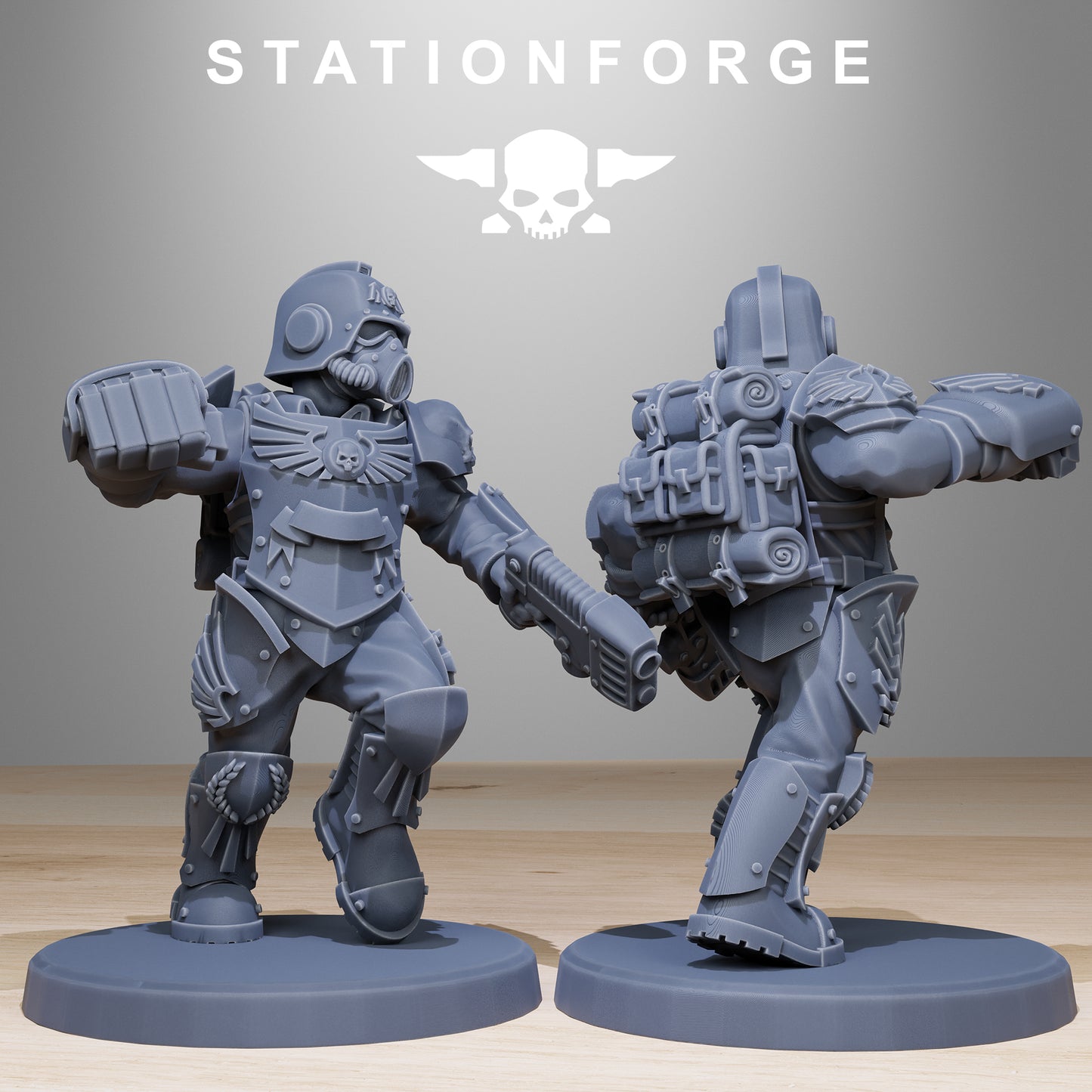 GrimGuard Elites Miniatures - Station Forge Figures