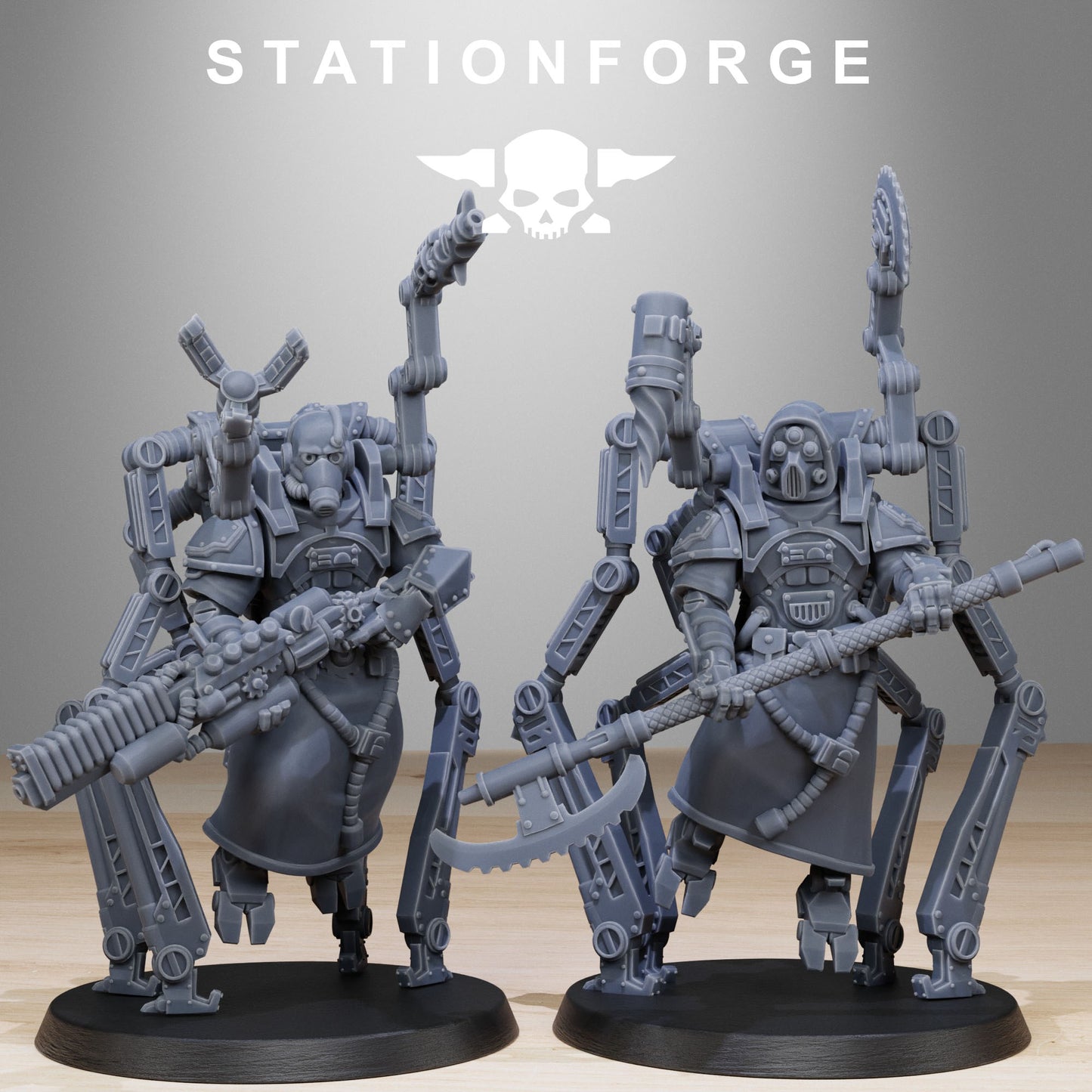The Scavenger Octapods from Station Forge 32mm
