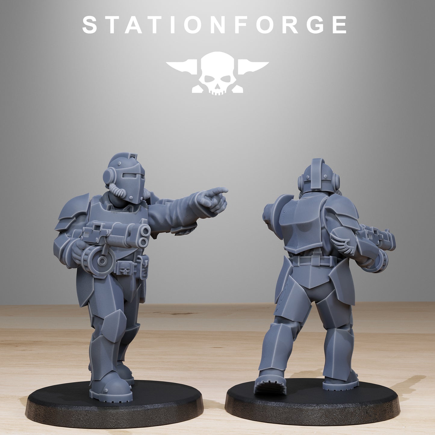 GrimGuard Enforcers Miniatures - Station Forge Figures