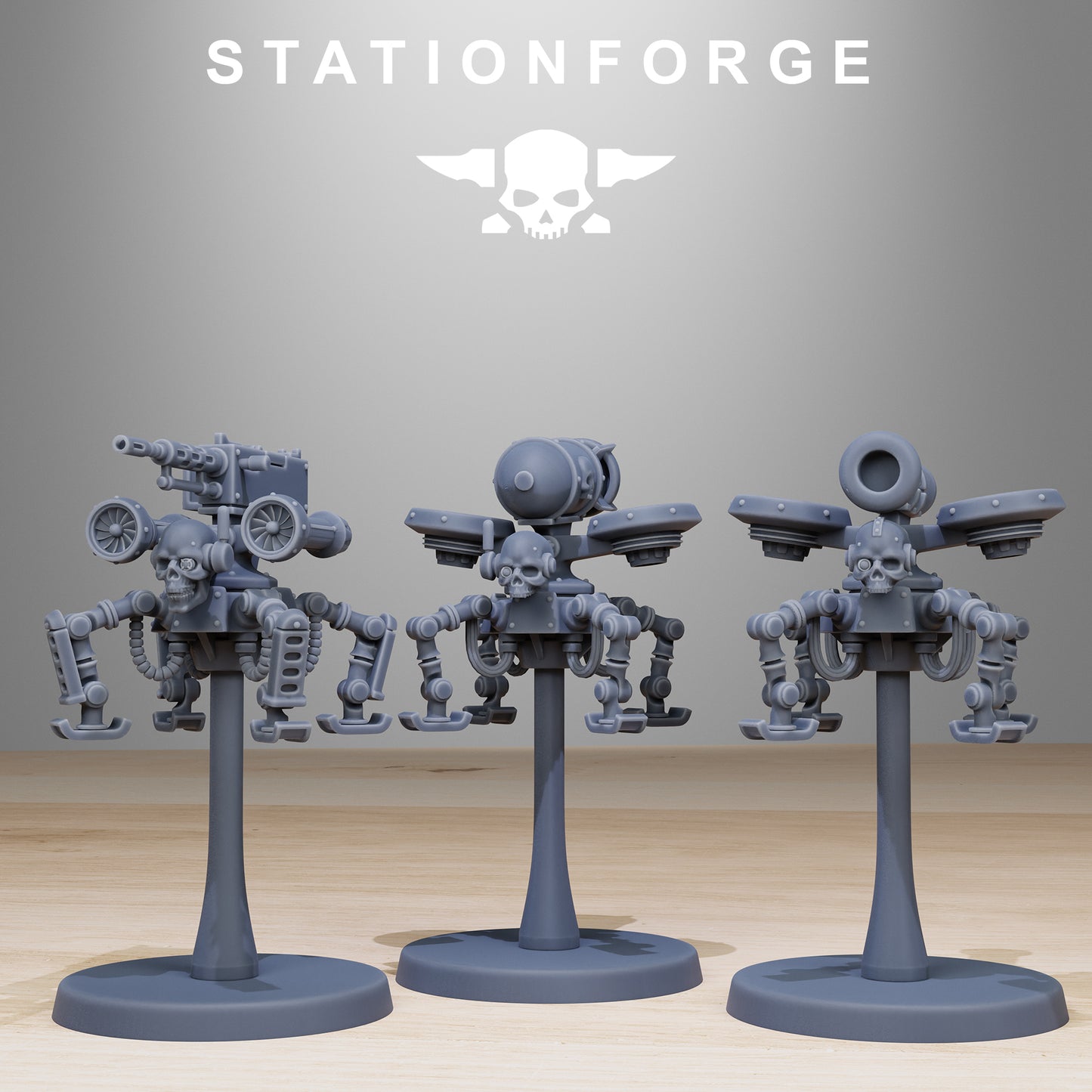 Scavenger Drones From Station Forge
