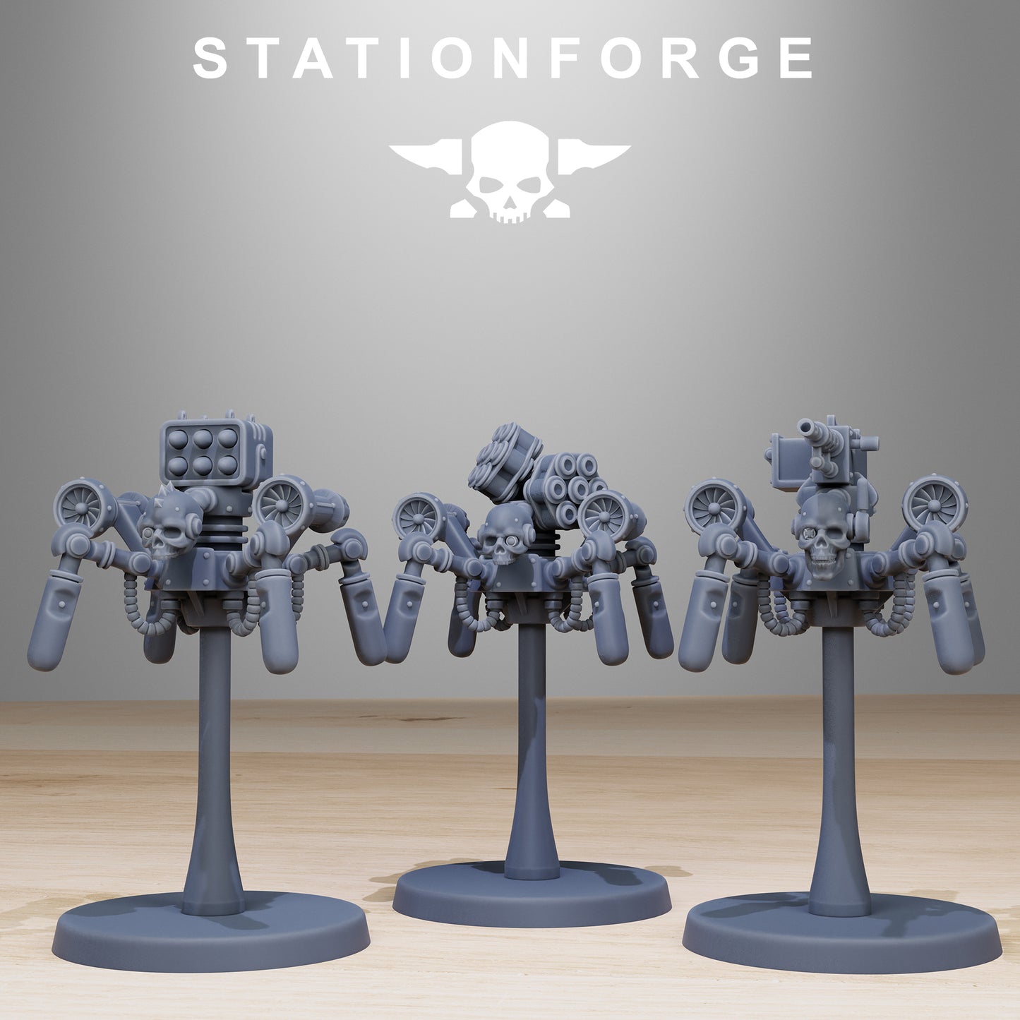 Scavenger Drones From Station Forge
