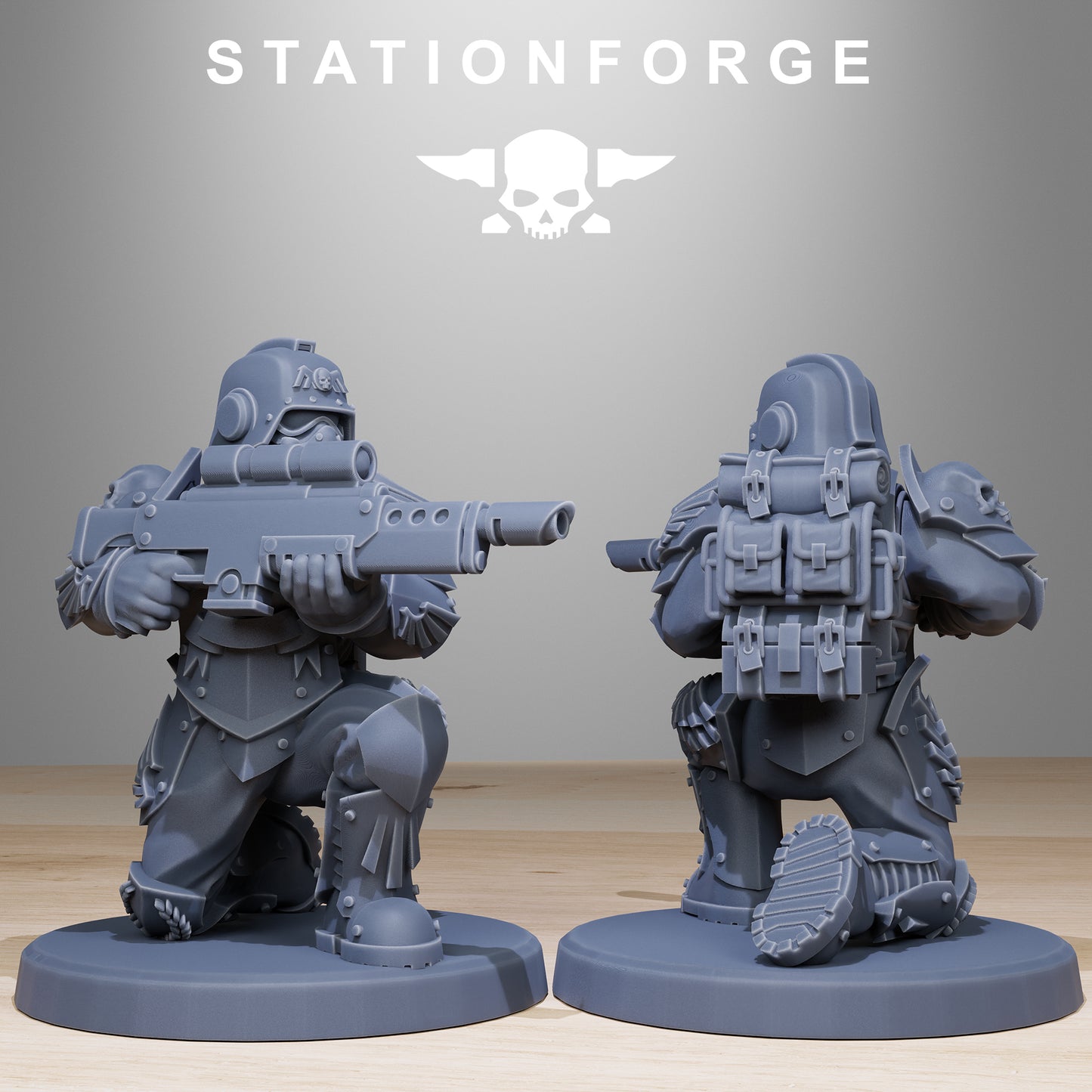 GrimGuard Elites Miniatures - Station Forge Figures