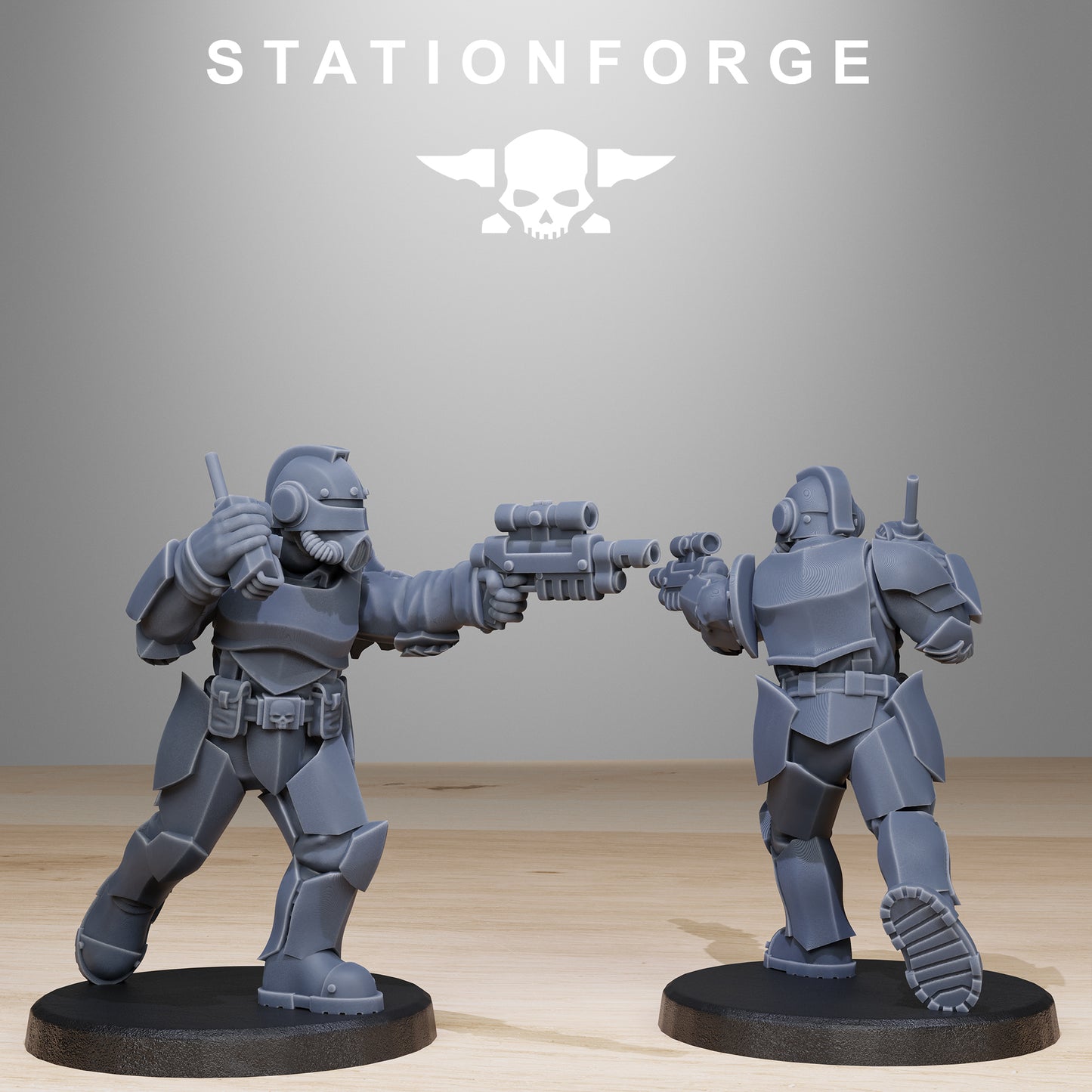 GrimGuard Enforcers Miniatures - Station Forge Figures