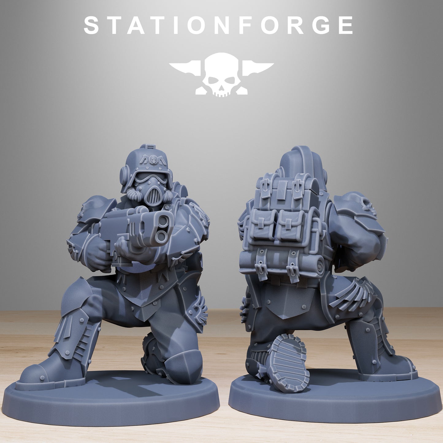 GrimGuard Elites Miniatures - Station Forge Figures