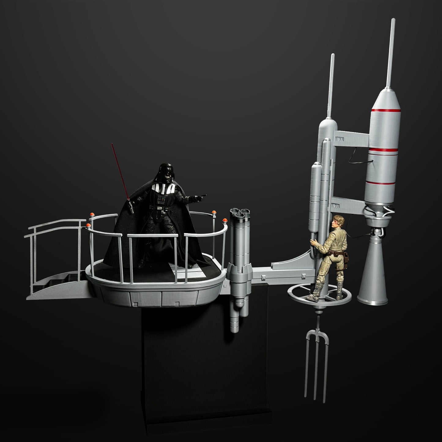 3D Printed Bespin Duel Display Set for Star Wars The Black Series 6 Inch Figures