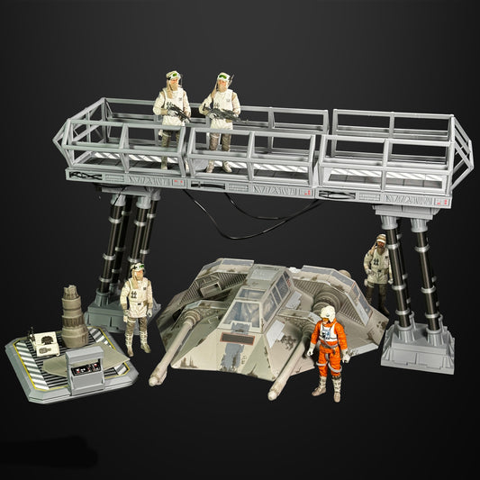 Catwalk/Gantry and cargo sled for Star Wars Black series figures