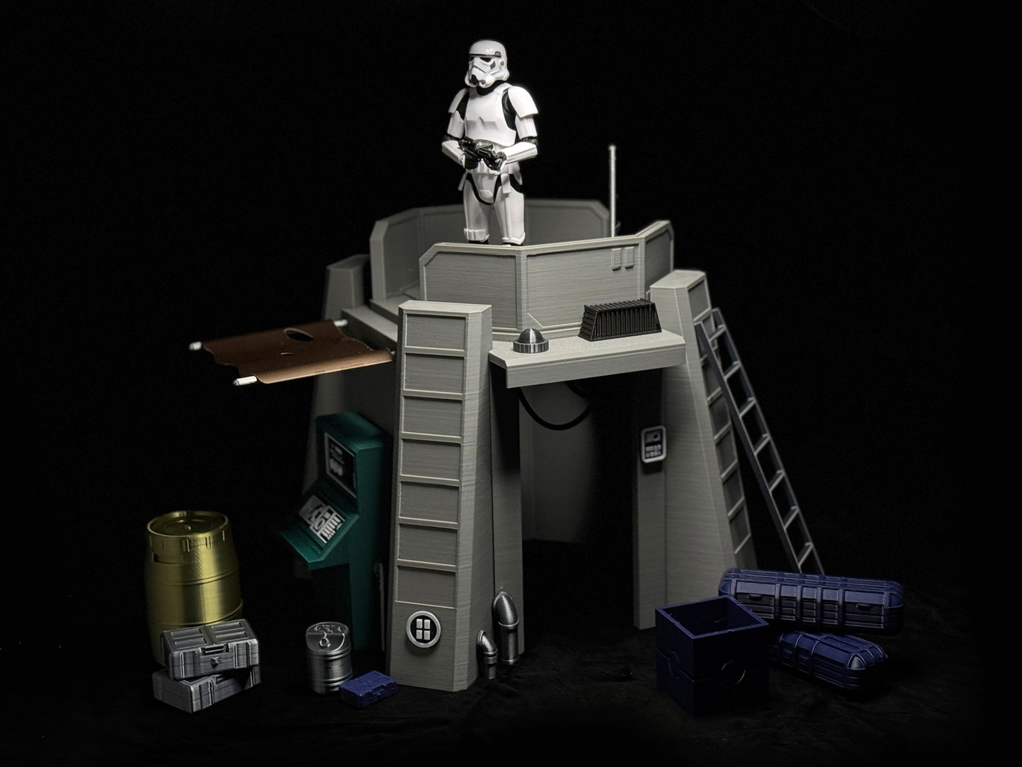 Mapuzo security Outpost for Star Wars Black Series figures