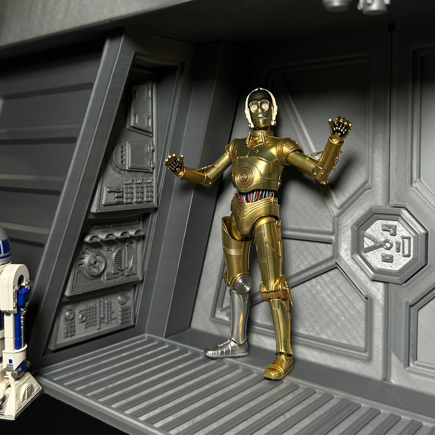 3D Printed Endor Bunker diorama for Black series figures