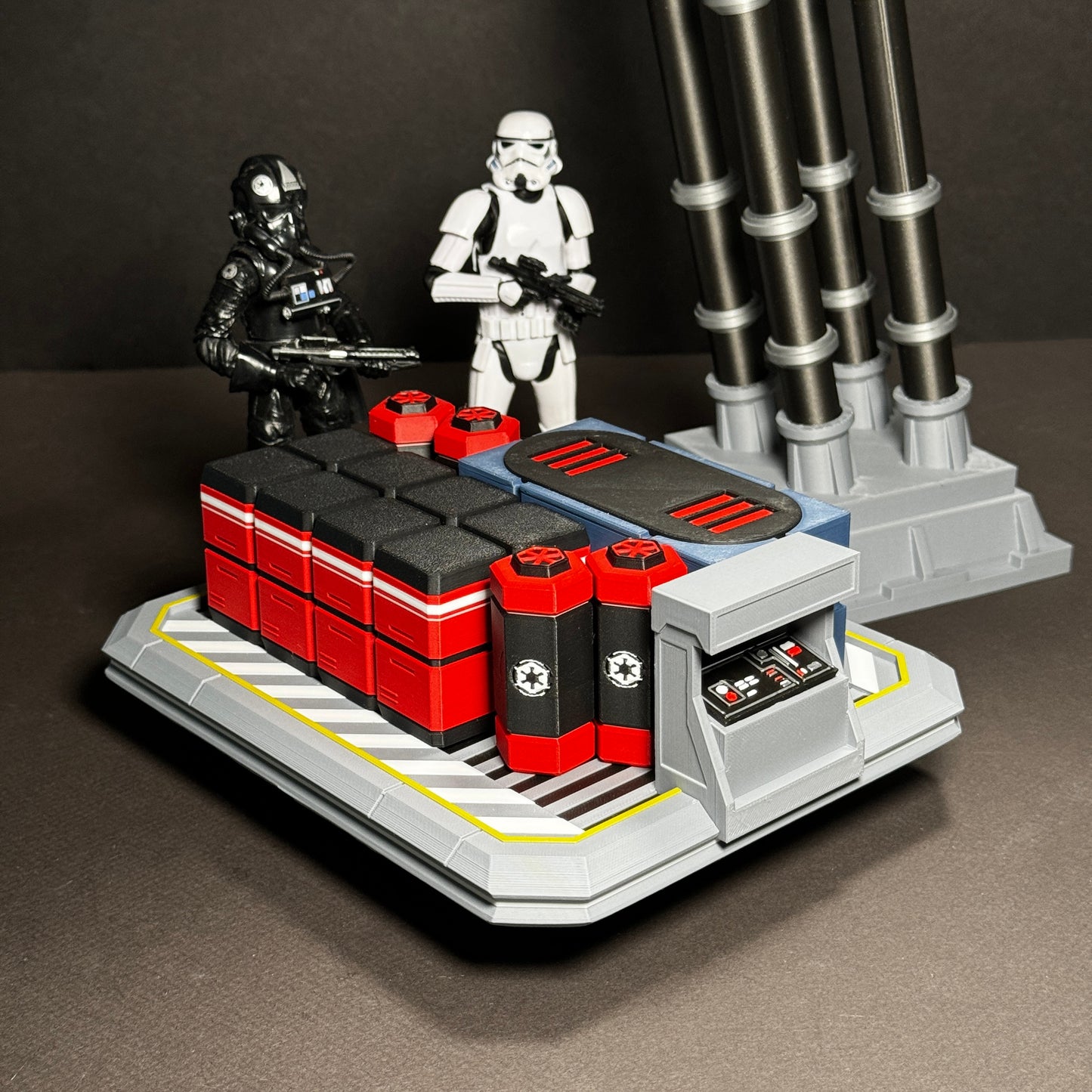 Catwalk/Gantry and cargo sled for Star Wars Black series figures