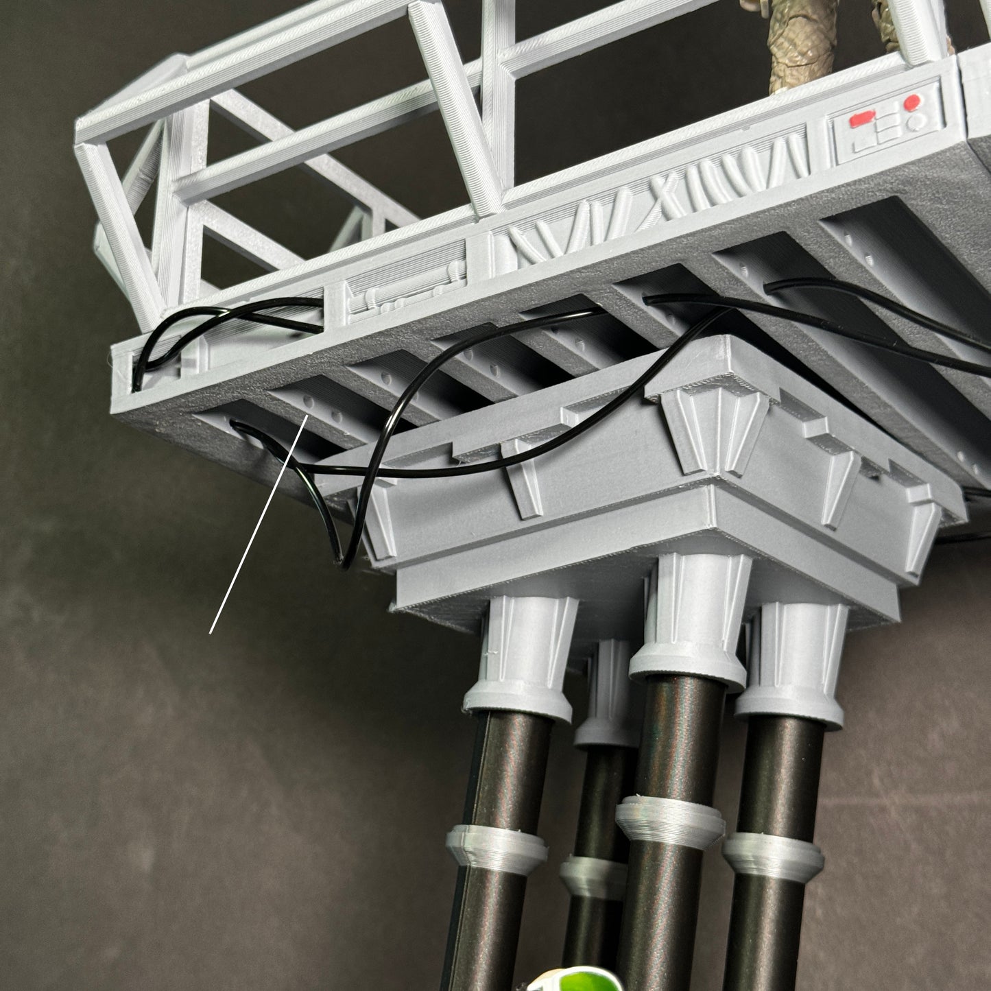 Catwalk/Gantry and cargo sled for Star Wars Black series figures