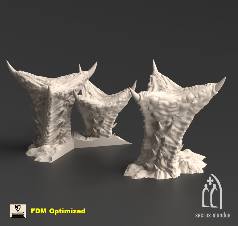Tulipa, The Assimilated Planet. Platforms War gaming Terrain