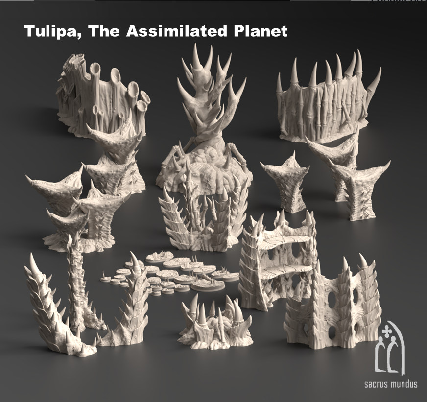 Tulipa, The Assimilated Planet. Full Set Terrain