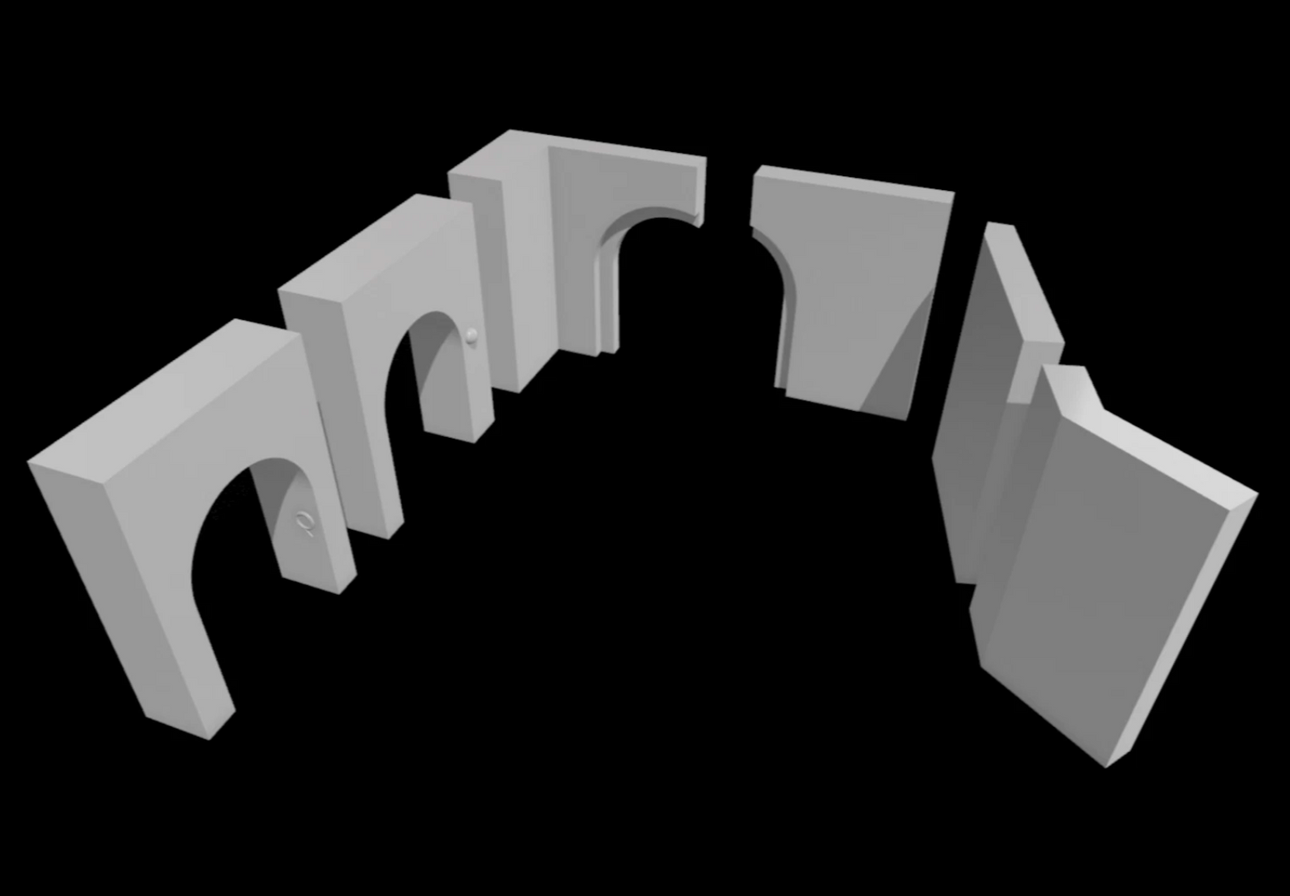 3D Printed Mos Eisley Alleyway (Spaceport Speeders) For 3.75" and 6" Figures