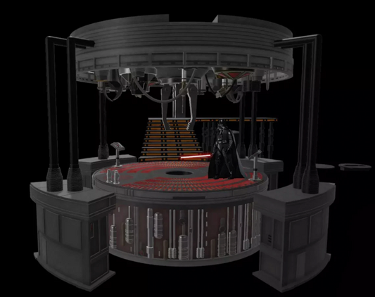 Carbon Freezing Chamber Diorama (Complete) for 3.75 IN (1:18) Star Wars Figure
