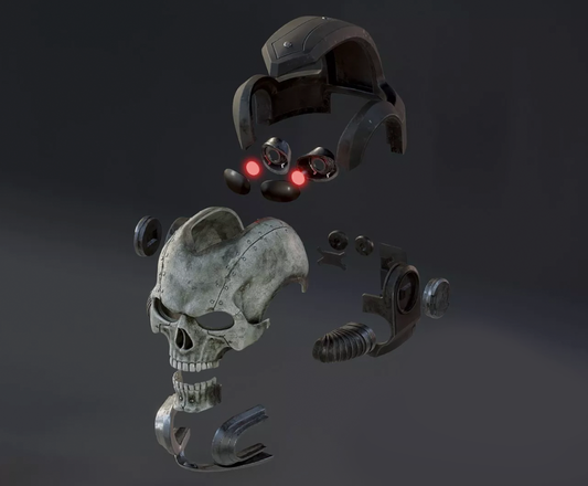 Space Marine 2 Chaplain helmet- 3D Printed Costume Accessory