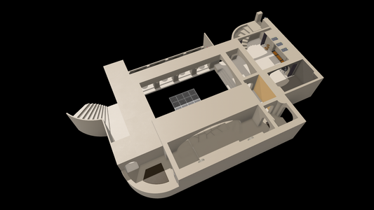 Jabba's complete palace for 3.75" Figures