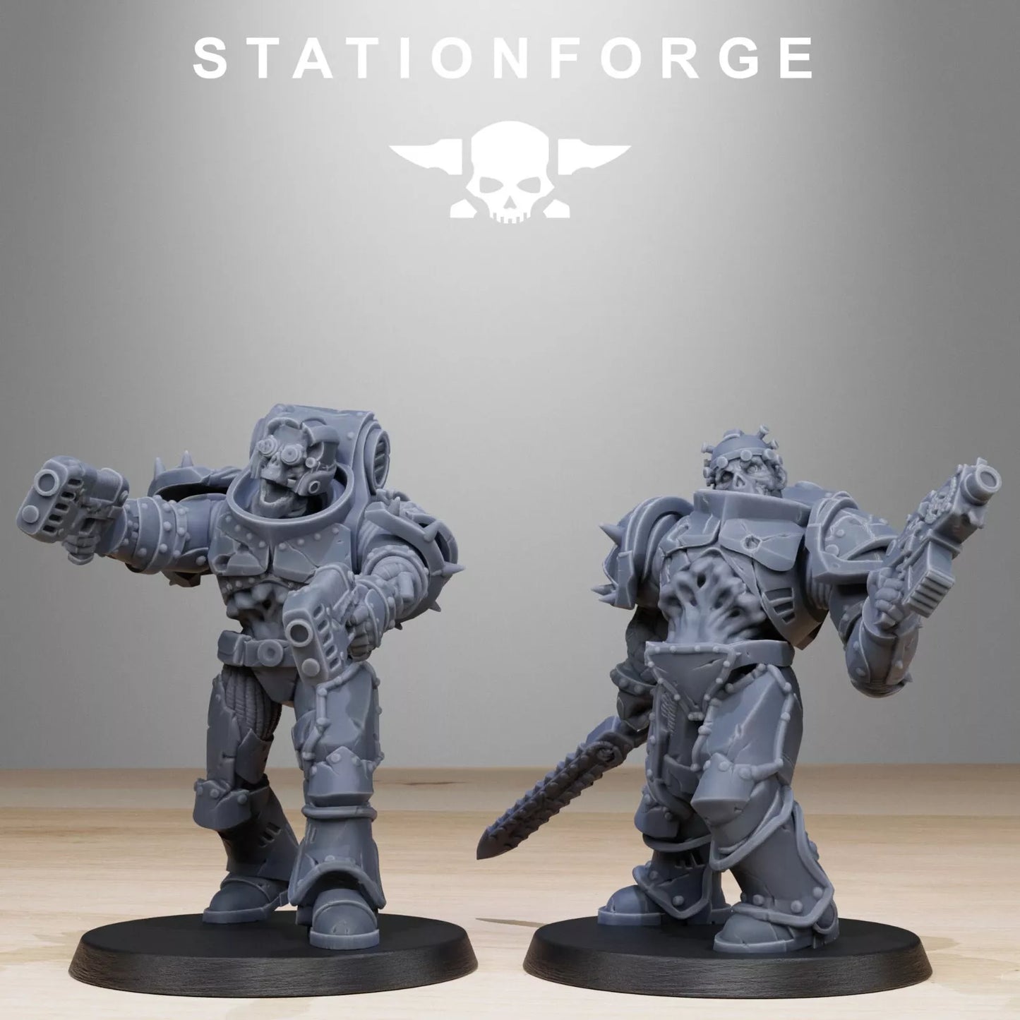 The Scoratis Zombies from Station Forge 32mm