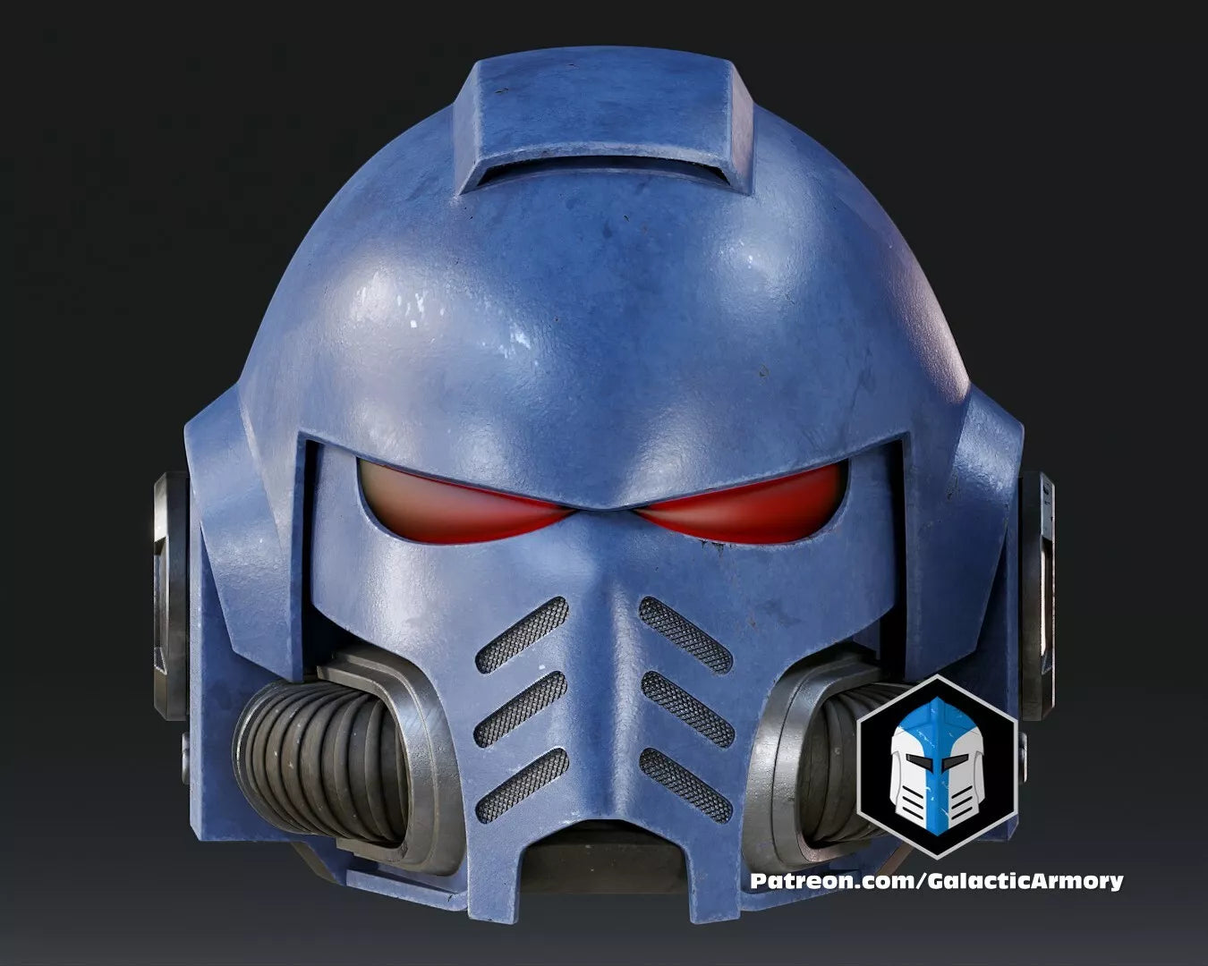 Space Marine 2 Primaris helmet- 3D Printed Costume Accessory