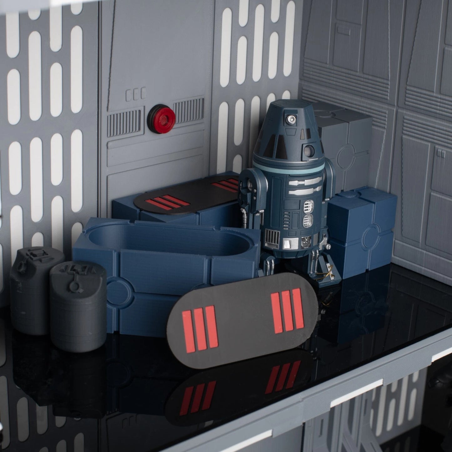 3D Printed Star Wars Death Star Stackers Dio for Black Series (6") Figures 1/12