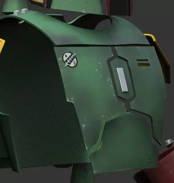 Boba Fett Inspired Chest Armor Costume - Star Wars Mandalorian Cosplay