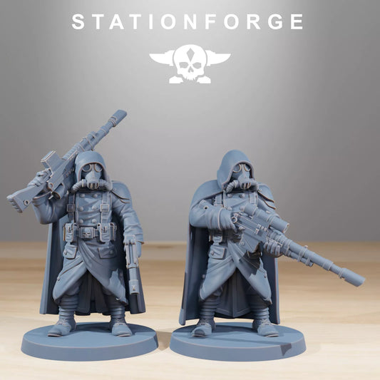 Grim Guard Marksmen from Station Forge, Table top gaming.