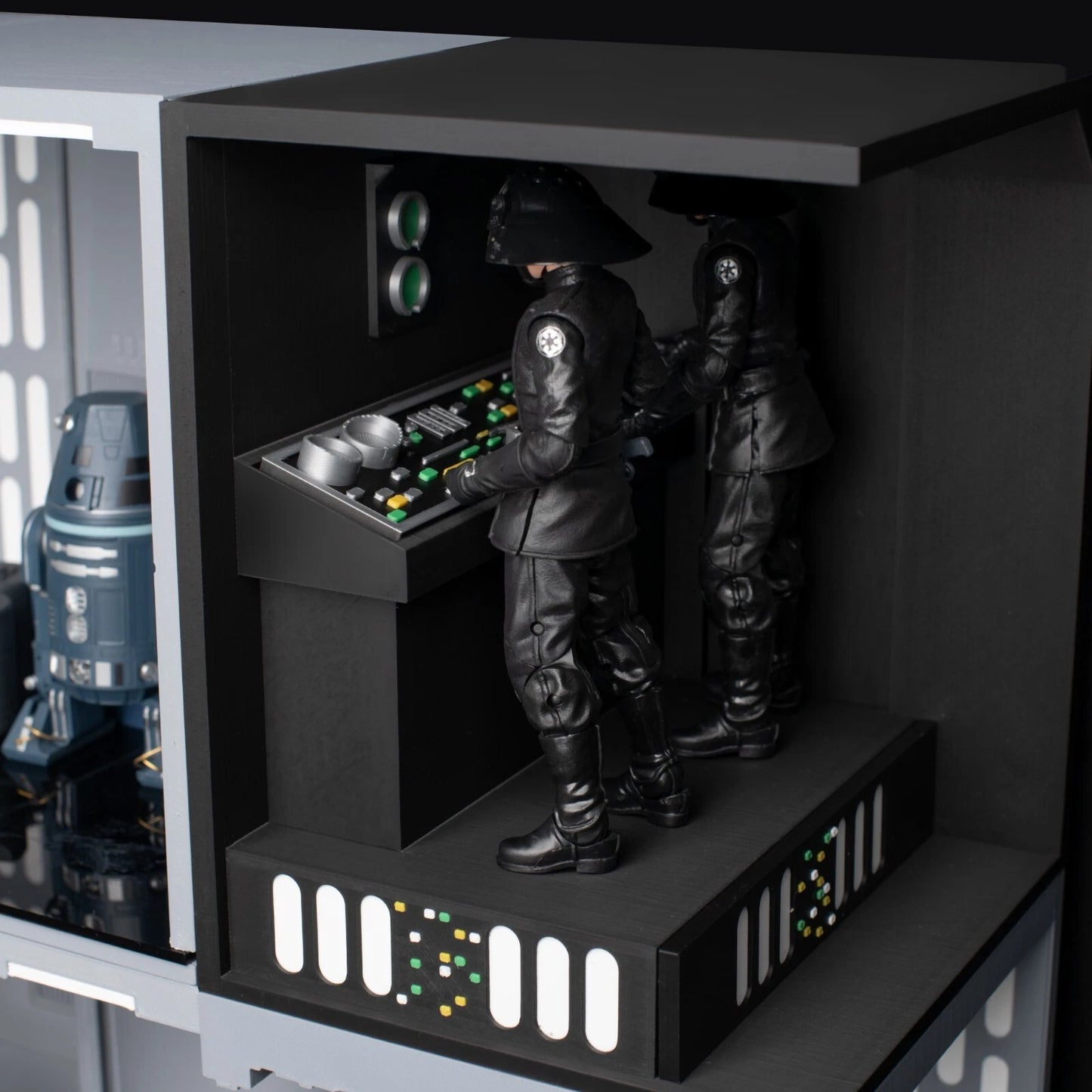 3D Printed Star Wars Death Star Stackers Dio for Black Series (6") Figures 1/12