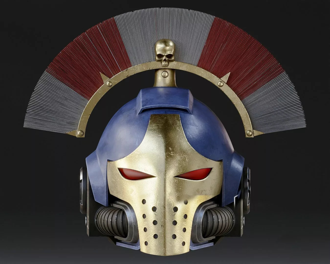 Space Marine 2 Relic Secundus helmet- 3D Printed Costume Accessory