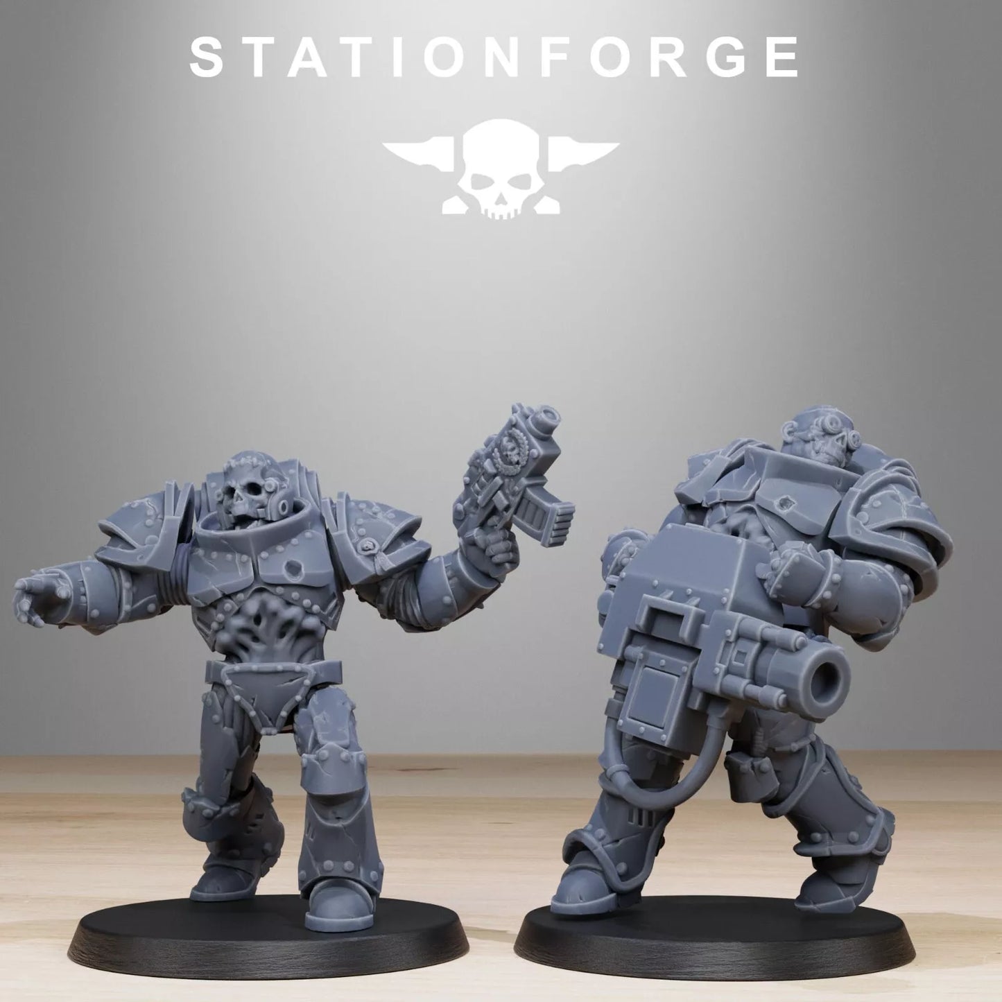 The Scoratis Zombies from Station Forge 32mm