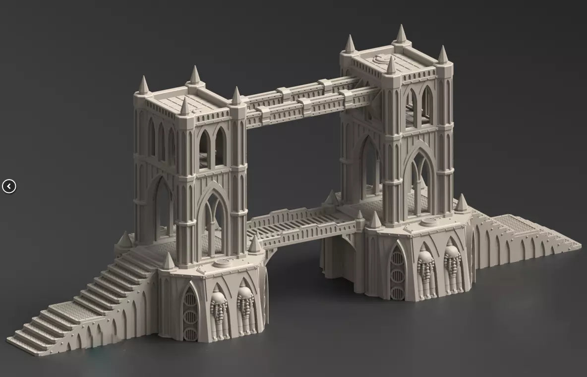 Thesalon Savage World Fortress tabletop terrain. 3D printed scenery.