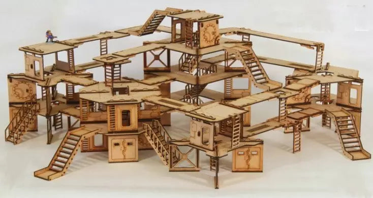 War gaming terrain table top gaming Bulk Heads Terrain set