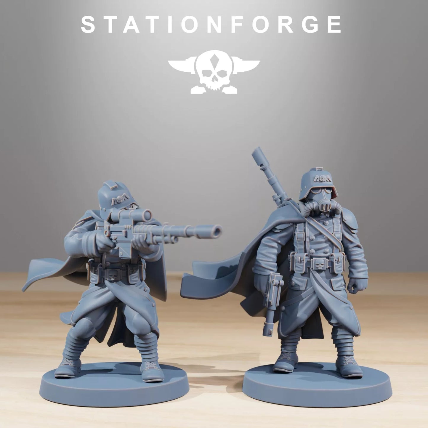 Grim Guard Marksmen from Station Forge, Table top gaming.