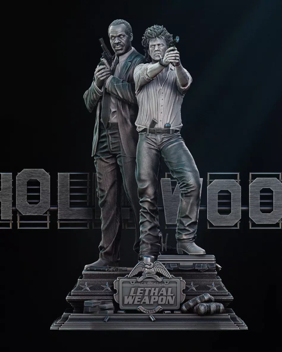 Lethal Weapon 1:16 Scale Resin Printed Model Diorama