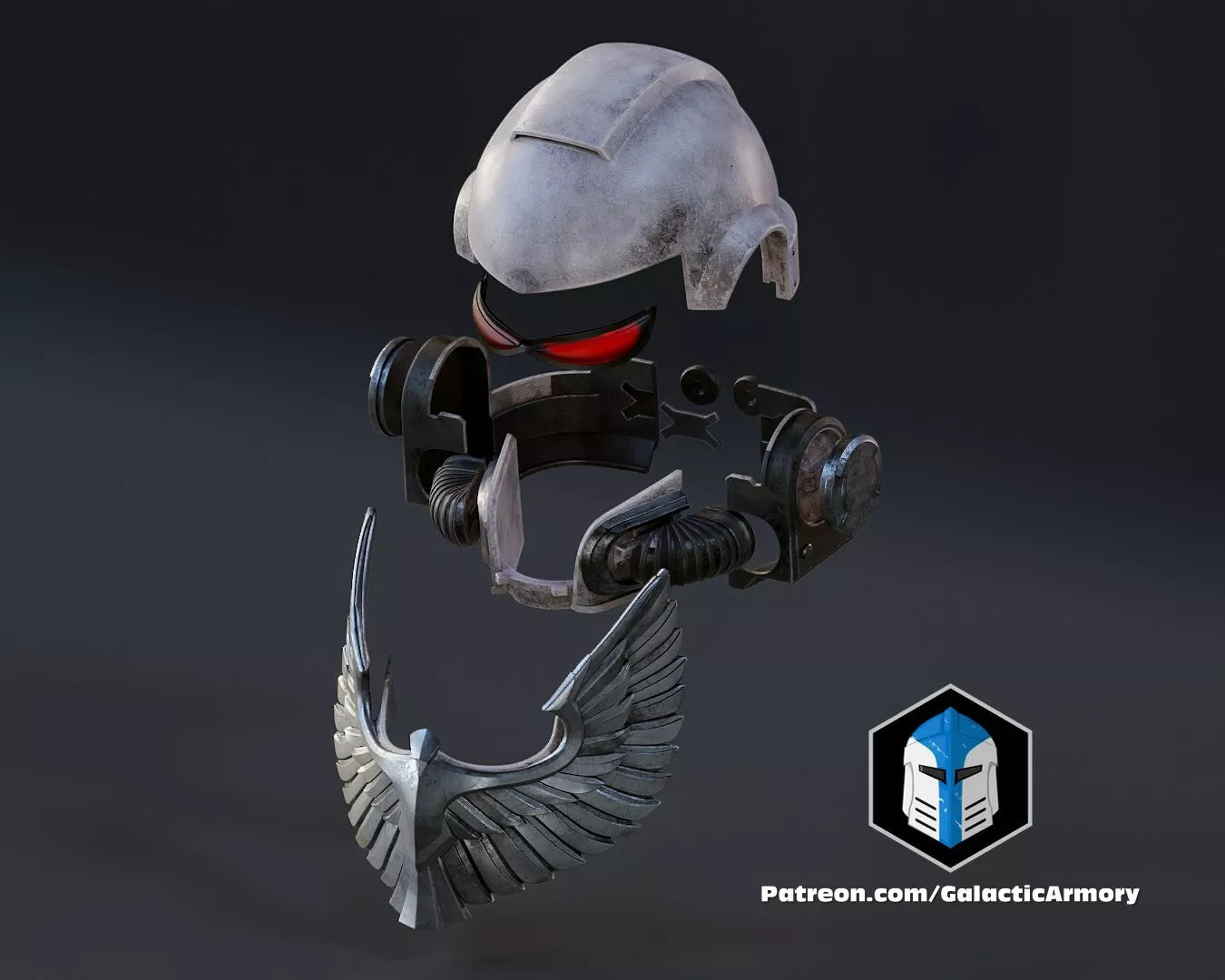 Space Marine 2 Bulwark helmet- 3D Printed Costume Accessory
