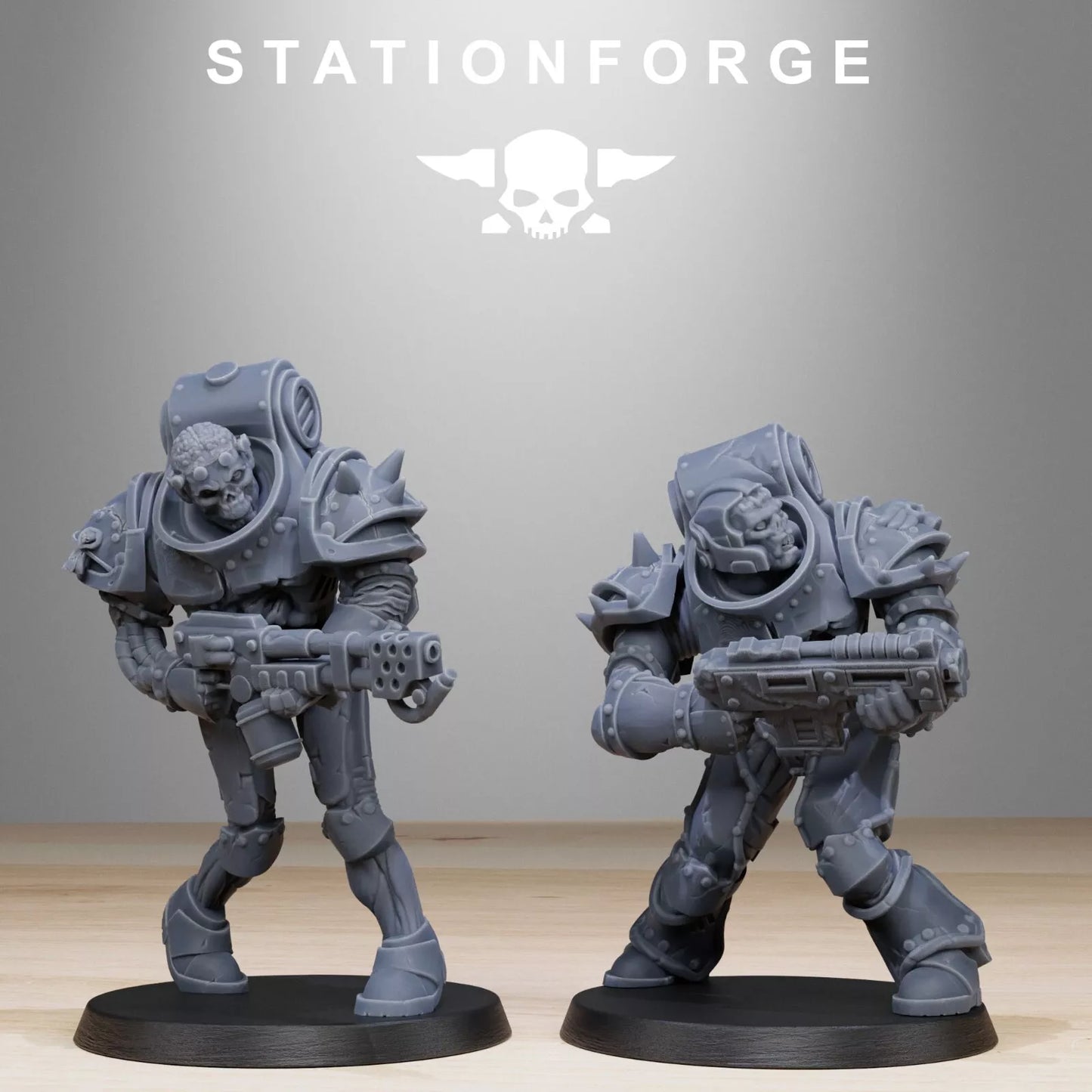 The Scoratis Zombies from Station Forge 32mm